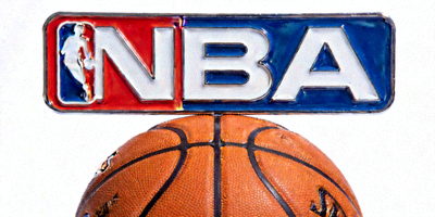 美国职业篮球联赛NBA官方标志与篮球