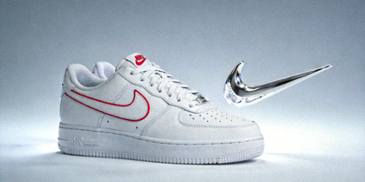 运动品牌Nike标志与运动鞋
